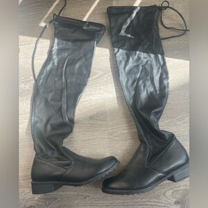Black Over-the-Knee Boots